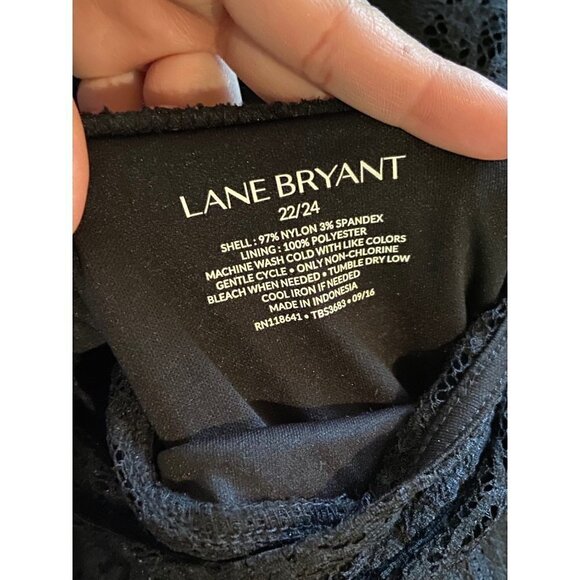 Lane Bryant long sleeve all-over lace top size 22/24 - Picture 6 of 6